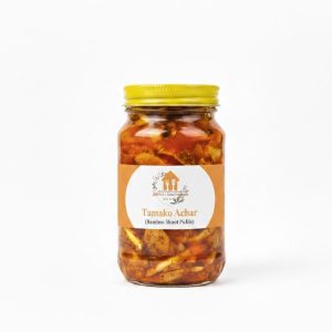 Traditional Fermented Bamboo Shoot Pickle.